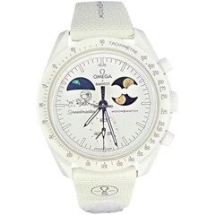 OMEGA x Swatch MoonSwatch Mission to Earthphase Quartz Chronograph White Box