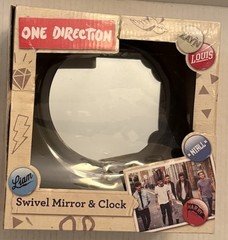 One Direction Limited Edition Swivel Mirror And Clock