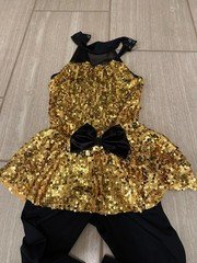 One Piece Ballet/Ice skating/Dance/Jazz Costume Child Medium CM 