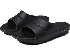 Oofos Unisex OOahh Slide Sandal 1100 Black 100% Authentic Brand New