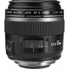 (Open Box) Canon EF-S 60mm f/2.8 AF USM Prime Macro Telephoto Lens