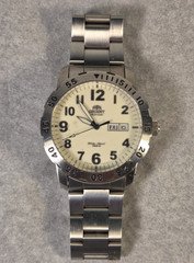 ORIENT AVIATOR AUTOMATIC LUMINOUS DIAL Men' Watch Model EM7AC0A Stainless 21J