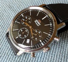 Orient Classic Chronograph Men's Quartz Dress Chronograph 