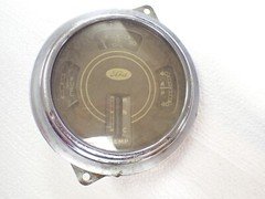 Original 1937 1938 Ford Dash Instrument Cluster Temperature Amps Oil Fuel Gauges