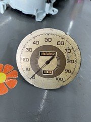 Original 1937 1938 Ford Speedometer 100MPH Gauge v8 flathead rat rod coupe sedan
