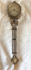 ORIGINAL ANSONIA MYSTERY Clock TIN CAN PENDULUM ONLY RARE Restoration SEE PHOTOS