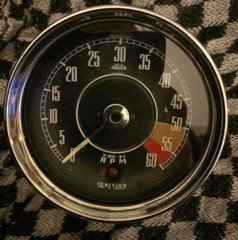 Original British Jaeger Manual Rev - Counter / Tachometer - Mint Aston