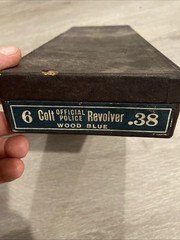 Original Colt Revolver Official Police Box  .38 Cal, 6 Inch Barrel