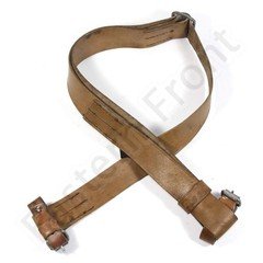 Original genuine leather Mosin-Nagant rifle carrying sling Marked and dated