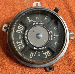 ORIGINAL Vintage 1947-53 CHEVROLET GMC TRUCK Old GAUGE CLUSTER OEM HoT RaT Rod