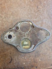 ORIGINAL VINTAGE FORD MODEL A DASH ROUND SPEEDOMETER PATINA AS FOUND
