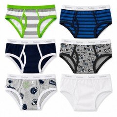 OshKosh Bgosh  Kid Boys' 6-Pack Cotton Briefs  Size 12
