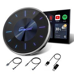 Ottocast P3 Android12 AI Box Wireless CarPlay Adapter Android Auto Youtube 128G