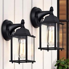 Outdoor Porch Lights Black Outdoor Wall Light Fixtures Outdoor Lights 2 Pack