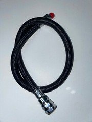 *OVERSTOCK* Black Miflex style Braided/flexible Low Pressure Regulator Hose 20"