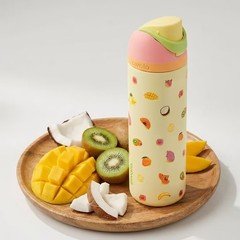 Owala FreeSip 24 & 32OZ Water Bottle Fruit Pattern Special Edition Yellow Gift