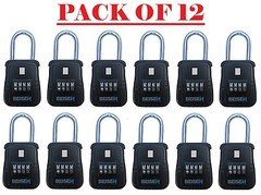 Pack of 12 Lockbox key lock box for realtor real estate 4 digit