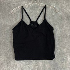 Pact Everyday Cropped Camisole Womens M Organic Cotton Shelf Bra Basics