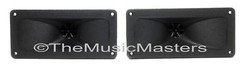 Pair 2" x 5" inch Flush Mount Super Horn Tweeter Speakers Car Audio Home Stereo