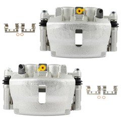 Pair Front Brake Calipers w/ Bracket For 2006 2007 2008 2009 GMC Envoy 18-B5004A