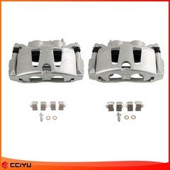 Pair Front Disc Brake Calipers w/ Bracket For Dodge Journey 2012-2020