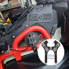 Pair Light Bar / Sound Bar Mounts Bracket Kit For Can Am Outlander XMR Black US
