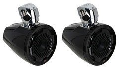 Pair MTX WET8CWB 8" 200w Compression Driver Marine Boat Wakeboard Tower Speakers