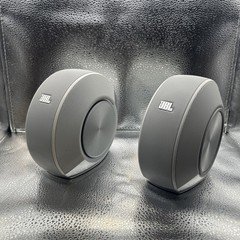 Pair of JBL Pebbles Pebble USB Powered PC Computer Speakers Silver Tested Works
