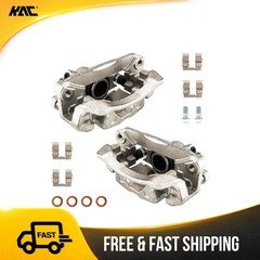 Pair Rear Brake Calipers w/ Bracket Fit For 2009-13 Subaru Forester 19B3425