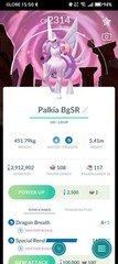 Palkia Origin Forme - Spacial Rend - Background - 20k/80 Trade - Pokémon Go
