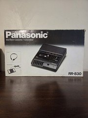 Panasonic RR-830 Desktop Cassette Transcriber / Recorder EUC 