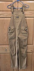 Patagonia Overalls Youth XXL Nest Brown, Organic Cotton Utility Workwear Bibs 