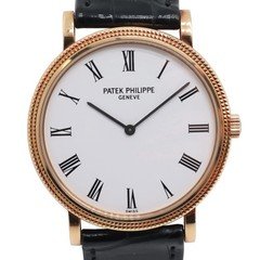 Patek Philippe 5120J-001 Calatrava 35mm 18k Yellow Gold White Dial  Watch