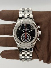 Patek Philippe 5960/1A-010 Annual Calendar Chronograph Steel Black Dial B&P