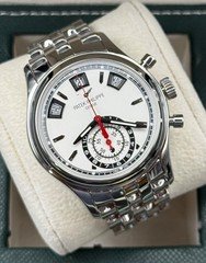 Patek Philippe Annual Calendar Chronograph 5960/1A-001 40mm Stainless White Dial