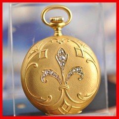 PATEK PHILIPPE BOX & PAPERS 18K SOLID GOLD DIAMONDS MINT PENDANT POCKET WATCH! PATEK PHILIPPE BOX & PAPERS 18K SOLID GOLD DIAMONDS MINT PENDANT POCKET WATCH!