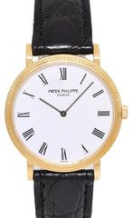 Patek Philippe Calatrava 5120 18k Yellow Gold 35mm Automatic Watch +Papers 5120J