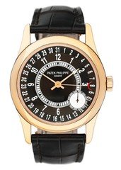 Patek Philippe Calatrava 6000R Brown Dial 18K Rose Gold Mens Watch