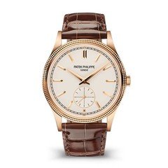 Patek Philippe Calatrava 6119R-001 Rose Gold Silver Dial Unworn Box & Papers 