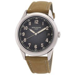 Patek Philippe Calatrava Textured Charcoal Gray Dial Automatic Men's Watch