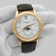 Patek Philippe Complications 5205R-001 Annual Calendar Rose Gold White Dial