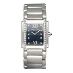 Patek Philippe Twenty-4 4910 Diamond Blue Dial Ladies Watch