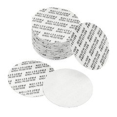 PATIKIL 33mm/1.3" Foam Lid Liner, 100 Pack PS 33 mm (1.30"), White