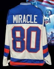 Patrick O'Brien Demsey & Billy Schneider Autographed USA Hockey Jersey BECKETT