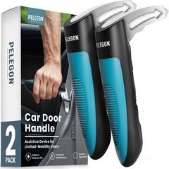PELEGON Car Door Handle for Elderly (2 Pack) Car Cane Assist Handle with Anti-Sl