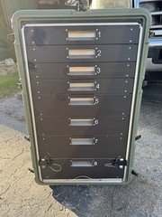 Pelican-Hardigg 472-MEDCHEST3-8D-182 - 8 Drawer Medical Chest 34x21x12 Case