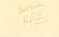 Peter Ustinor- Signed Card