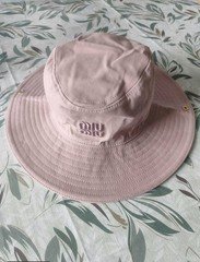 Pink bucket hat