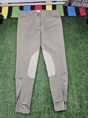 piper breeches riding pants size 30 R women tan knee patch horse equestrian