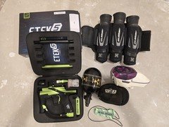 Planet Eclipse Etek 5 W/ Oled Board Paintball Marker  Package.